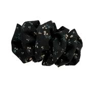 Banana Hair Clip 2pcs Ruffled Cloud Bubble Dot Floral Banana Hair Clip,Enhances Volume,Ponytail Accessories