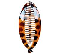 Banana Hair Clip for Easy Volumizing, 14cm yellow tortoise