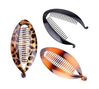 Banana Hair Clip - Wide Hair Clips, Retro Hairstyle Clip | Best and Ideal for Wedding Gathering Formal Holiday Daily Commuting Costume Women Girls Bridal Secure Grip Without Damaging 2.52x5.51in