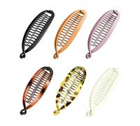 Banana Hair Clip, With Strong Double-Combs Design, 11x3.5cm, Double Comb Hair Clip, Strong Hold Barrette, Comfortable All-Day Hold, For Everyday Styling At Home, Work, School, Outdoor Activities