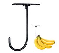 Banana Hanger Hook | 11.5 X 8 X 5.6cm Modern Banana Stand | Bananas Hanger Under Cabinet | for Fruit Storage and Kitchen Items, Easy Install Durable Hooks, Clutter Free Countertop
