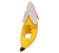 Banana Hat Adult - Goofy Yellow Costume Cap, Comfortable Stretch Design, Durable Premium Plush Fabric Cap | Comical Headwear and Carnival Cosplay Accessory for Halloween, Fancy Dress Parties
