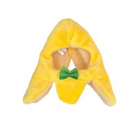 Banana Hat For Dogs - Cat Banana Headwear | Pet Fruit Costume Cap | Funny Animal Costume Hat For Cats, Puppies | Lightweight Novelty Cap For Small Animals | Ideal For Pet Shows Or Halloween Dress Up