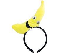 Banana Headband, Food Headband Yellow Banana Party Hair Band Performance Hair Accessories Plush, Women's Fashion Headbands, Wide Headbands for Women's