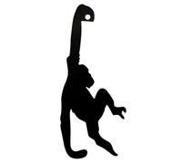 Banana Holder Monkey Type - Unique Kitchen Hanging Storage Hook Space Saving Holder that Can Be Installed Under the Cabinet | Nice Storage Tool with Bananas and Light