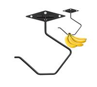 Banana Hook - Fruit Hook to - Adhesive Banana Stand Foldable - Save Space Under Cabinet | Space-Saving Storage for Corner, Worktop, Pantry, Table, Room