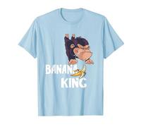 Banana King Banana Monkey Funny Fruit Monkey T-Shirt, Men, Baby Blue, 3X-Large