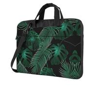 Banana Leaf Green Print Stylish Printed Laptop Bag Modern Retro Computer Tote for Her Unique Birthday Gift