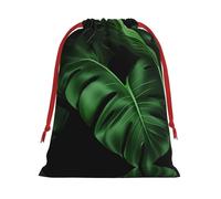 Banana Leaf Green Ultra Soft Velvet Gift Bag, Comfortable To The Touch, Reusable
