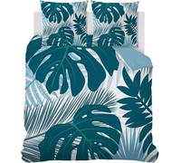 Banana Leaf King Size Duvet Cover Sets Turtleback Bamboo Bedding Sets King Size Microfibre Reversible Bedding with Zipper Closure 3D Pattern Quilt Cover and 2 PillowCases 50x75cm y791