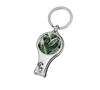 Banana Leaf Nail Clipper for Men Women Portable Metal Nail Cutter with Nail File