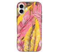 Banana Leaf Patterned Case Compatible with iPhone 16 Plus