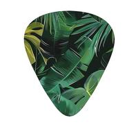 Banana Leaf Printed Guitar Pick 12 Pieces Guitar Pick In A Box The Makes Sound Clear Ukulele Electric Acoustic Guitar Bass (0.46 0.71 0.96mm)