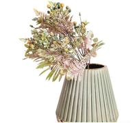 Banana Leaf Style Milan Grass Artificial Bouquet with Bendable Stems for Living Space and Studio Decoration (Yellow)