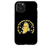 Banana Lover Cute Kawaii Funny Grab my Banana Make a Wish Case for iPhone 11 Pro