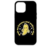 Banana Lover Cute Kawaii Funny Grab my Banana Make a Wish Case for iPhone 12 Pro Max