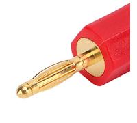 Banana Male to Female Plug 2mm to 4mm Socket Probe Adapter, Convert Banana Plug, 5Pcs 4mm Screw Type Banana Plugs 2mm to 4mm Convert, Multimeters (Red)