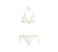 BANANA MOON Dimka Santa Fé crochet-trim swimsuit - White 36-38-40-42-44