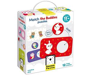 Banana Panda 49030 Match The Buddies Puzzle Mapping Activity Game Multicoloured