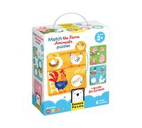 Banana Panda Puzzle find the same farm animals 2+
