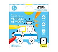Banana Panda looong Coloring Book: Ready to Draw Work Vehicles 3+