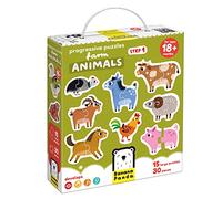 Banana Panda Step by step puzzle farm animals 18m+