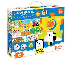 Banana Panda Super Size Puzzle Game Farm Fun 2+