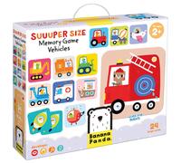 Banana Panda Super Size Memo Game Vehicles 2+