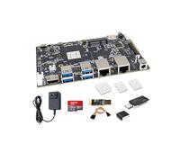 Banana Pi BPI-F3 8-Core RISC-V K1 Chip SBC, 2.0TOPS AI Performance CPU Single Board Computer, with 2X GbE Ethernet for AI Edge Computing, NAS Network Storage and Laptop Alternatives (16+128GB Bundle2)