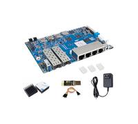 Banana Pi BPI-R4 Wi-Fi 7 Wireless Dual-Band WiFi OpenWRT Router Board, with MediaTek MT7988A (Filogic 880) SoC, Support 2X 10GbE SFP and 4X GbE Gigabit Ethernet for NAS Smart Home Gateway