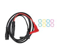 Banana Plug BNC Male Plug Cable Safety Right Angle Coax Cable for Oscilloscope Test for Electronic Equipment with Main Cable Diameter 5mm