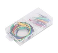 Banana Plug Test Leads Kit, Multimeter Test Leads with Plated Clips and 3 - Angle Back Probe Pins, 4mm Universal Replacement for JT8005por Multimeter Accessories