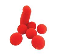 Banana Prank Sponge,Small Sponge for Brother with 4 Red Balls,Funny Stage Magic Accessories, Tricks Adult Prank Joke Prop,Imagination Stimulating Prank Gadgets ,1 Set