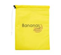 Banana Preserving Bag Non-Woven Foil 28x35cm | Drawstring Storage Bag for Fruits, Odor Control Produce Pouch | Reusable Banana Fresh Bag for Fridge Vegetables Grocery Storage