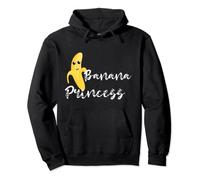 Banana Princess Sweet Summer Fruit Lover Kawaii Fruitarian Pullover Hoodie