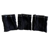 Banana Republic 3-Pack Men's Knit Boxer Briefs Mens Size Large Functional Fly Brief Underwear, Black, L