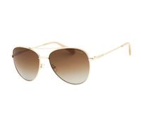 Banana Republic Brown SF PZ Lens Light Gold Sunglasses - One Size