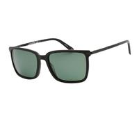 Banana Republic Green PZ Lensed Matte Black Sunglasses - One Size