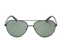 Banana Republic Matte Black Framed Green Pz Lensed Sunglasses Green