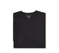 Banana Republic Mens 667140 Luxe Touch Soft Cotton Crewneck Tee T-Shirt, Black, XL