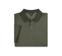Banana Republic Mens 764204 Standard Fit Herringbone Stripe Luxe Touch Polo Shirt, Olive Green, Medium