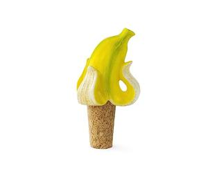 Banana Romance Bootle Sealer Cork Bottle Stopper Banana Shape Yellow