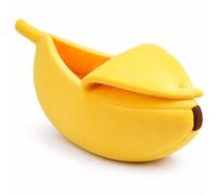 Banana-Shaped Cat Bed, Cosy Pet Cave and Covered Sleeping Nest for Cats, Kittens, Puppies and Small Dogs, Soft Indoor Bed for Home, Crate and Travel ，yellow：93 * 30 * 22cm