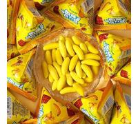 Banana shaped crispy chocolate candy, fruit hard sugar, chocolate beans, fruit sandwich sugar, wedding candy, instant sweets package, filled confections, Dim sum, dessert, leisure snacks (400g)