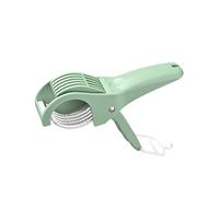 Banana Slicer ABS + Stainless Steels Fruit and Vegetable Salad Peeler Cutter Kitchen Tool for Banana Strawberry Grape Kitchen Gadgets