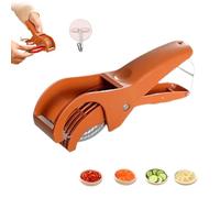 Banana Slicer Cutter & Grape Cutter - Stainless Steel Fruit Slicer for Strawberry, Cucumber, Sausage - Safe Kitchen Gadgets for Kids, Healthy Salad Prep & Dishwasher Safe (B)