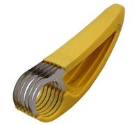 Banana Slicer Stainless Steel Slicer Fruit Peeler Pepperoni Slicer Handheld Durable Kitchen Tool for Bananas Vegetable Cucumber Hotdog