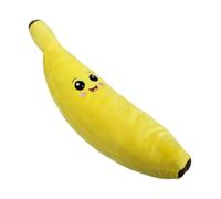 Banana Squeaky Dog Toy - 23x7cm Soft Plush Interactive Puppy Chew Toy, Sounding Design, 9 Inch Playful Fruit Shaped Toy