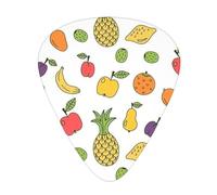 Banana Strawberry Pineapple Guitar Picks Set-Premium Abs Material,Various Thicknesses-Enhance Your Playing Experience