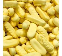 Banana Sweets │ Foam Bananas Sweets │ 500 Gram Bulk Bag │ 500g │ Assorted Sweet Pick and Mix for Parties, Gifts, and Sharing.